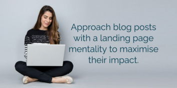 How To Turn Blog Posts Into High Converting Landing Pages